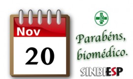 SINBIESP parabeniza os biomédicos