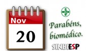 SINBIESP parabeniza os biomédicos